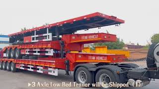 TITAN Low bed Trailer Packaging and Shipping [upl. by Reddin927]