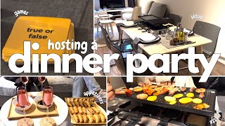 hosting a dinner party for the first time  raclette grill [upl. by Ardnuat]