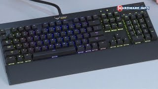 Corsair Gaming K70 RGB keyboard review  HardwareInfo TV Dutch [upl. by Ettenowtna]