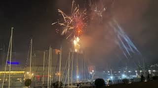 NAPOLI CAPODANNO 2024 FUOCHI D’ARTIFICIO SHOW Napoli capodanno [upl. by Garda]