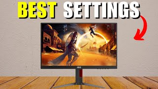 AOC 24G4 Best Settings [upl. by Merle]