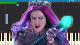 Descendants 3  Queen Of Mean  Piano Tutorial  Sarah Jeffery [upl. by Wilber201]