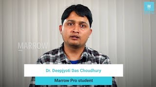 Dr Deepjyoti Das shares his journey of success with Marrow [upl. by Einhpets]