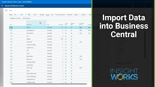 Import Data into Business Central [upl. by Ydde169]