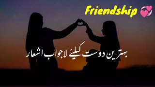 Shayari Best Friend  Friendship Poetry in Urdu  Dosti Poetry [upl. by Nauhs627]