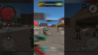 Rope hero vice town gameplay🤯 military Bass attack 💥 rope hero shortsfeed viral tranding [upl. by Ocirema]