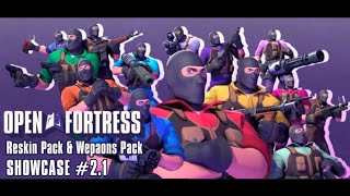 Open Fortress Reskin Pack amp Weapons Pack Mods  Showcase Gameplay 21  TF2 Android Mod [upl. by Emse]