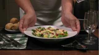 Blue Cheese Pancetta amp Pear Salad Recipe  New World [upl. by Nirro]