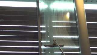 Interior window cleaning commercial premises with Wagtail and ReachiT Pole [upl. by Icart]