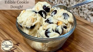 The Best Edible Cookie Dough No Egg No Bake [upl. by Cutlerr]