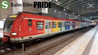 Pride SBahn Köln S19 abfahrt KölnBonn Flughafen nach Düren  Cologne Pride SBahn  DB [upl. by Leahcam51]