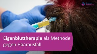 Eigenbluttherapie als Methode gegen Haarausfall – Tanja Czarnotta Oberärztin  Ästhetik Hellersen [upl. by Arak849]