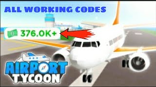 All working codes in airport tycoon Roblox [upl. by Nwahsid]