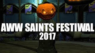 Aww Saints Festiwal 2017 FFXIV Funny Halloween Event [upl. by Molohs]