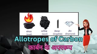 allotropes of Carbon कार्बन के अपररूप [upl. by Thanh949]