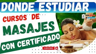 El Mejor Curso de Masajes con Certificado en los Estados Unidos 💆 [upl. by Gereld]