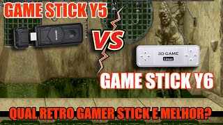 GAME STICK Y5 OU POWKIDDY GAME STICK Y6 QUAL DOS RETRO GAME VALE MAIS A PENA COMPRAR Comparativo [upl. by Encratia]