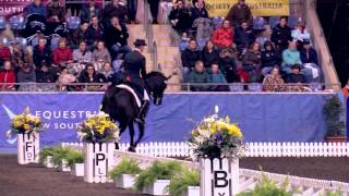 Sydney CDI 2015  Brett Parbery and DP Weltmieser 4th in the Grand Prix Freestyle [upl. by Ratep254]