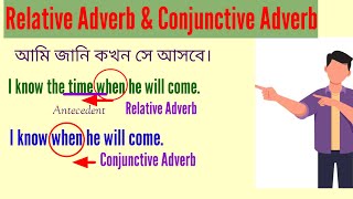 Relative Adverb ও Conjunctive Adverb কী।Advance English 😄 [upl. by Rania]