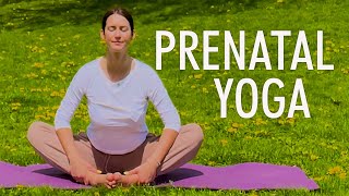 25 Min Prenatal Yoga  Prenatal Routine [upl. by Federico203]