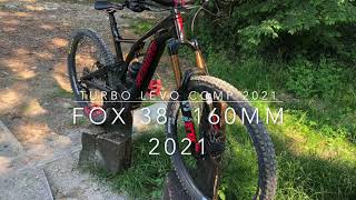 Test FOX 38 su Turbo Levo Comp 2021  Ohlins TTX22m [upl. by Rafaelita]