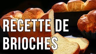 Recette de brioches facile réalisée en direct [upl. by Luann]