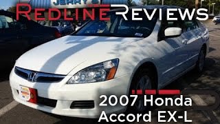 2007 Honda Accord EXL Review Walkaround Exhaust Test Drive [upl. by Ynnub483]