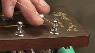 How to Change Strings on restring Your Guitar  Art Eichele [upl. by Asnarepse]