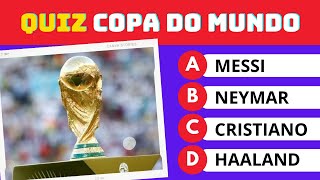 ⚽🏆 QUANTO VOCÊ SABE SOBRE COPA DO MUNDO  QUIZ COPA DO MUNDO [upl. by Nylarej]