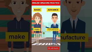 basic vs advanced English  conversation practice englishspeaking shorts [upl. by Leupold]