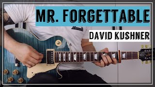 Mr Forgettable  David Kushner  Guitar TutorialLesson  Easy How To Play Chords [upl. by Salahcin908]