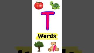 T letters words  30 words starts with T  T words shorts reels [upl. by Shriver]