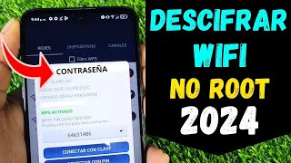 TRUCO 2024 REAL COMO DESCIFRAR CLAVES WIFI DESDE CELULAR SIN ROOT WPSWPAWPA2 ÉTICO Y LEGAL [upl. by Gnak]