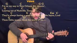 Ramblin Man Allman Brothers Band Guitar Cover Lesson with ChordsLyrics [upl. by Daggett]