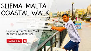 Breathtaking Sliema Coastal Walk Revealed [upl. by Kendyl]