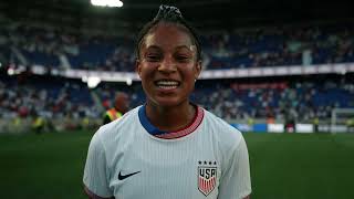 USWNT First Cap  Croix Bethune [upl. by Neahs]