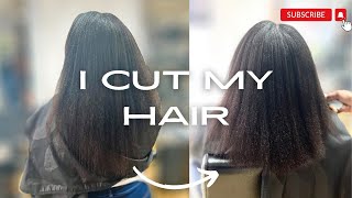 I Cut My Hair  Waist Length to Shoulder Length [upl. by Paulita83]