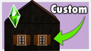 Custom Shutters Tutorial  Sims 4 Guide Shorts [upl. by Edmund861]