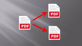 How to save each page in a PDF in a separate file [upl. by Etteniuqna]