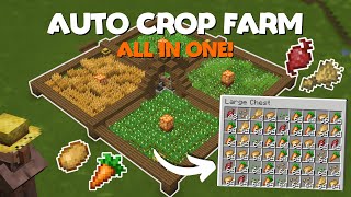 Minecraft EASY Crop Farm In Minecraft 121 Tutorial [upl. by Nah]