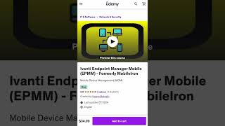 ivanti endpointmanagermobile epmm mobileiron udemy [upl. by Ahslek368]