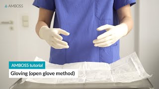 Gloving open glove method  AMBOSS tutorial [upl. by Maitilde753]