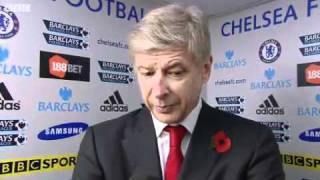 Arsene wenger Post Match Interview Chelsea 35 Arsenal [upl. by Lalise]