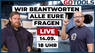 1409 um 1800 Die Werkzeugfrage LIVE  wir beantworten open end alle Eure Fragen [upl. by Sturges]