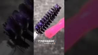 Pinterest Nail Art 🎨 With Mascara brush 😱✅ viral shorts youtubeshorts nailart JVspetals1325 [upl. by Yona]