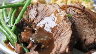 Slow Cooker Pot Roast Beef [upl. by Attennaj627]