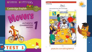 Movers 1  Test 1  NEW  Authentic Examination Papers  Listening Test 1 With Answer Key [upl. by Adnaral]