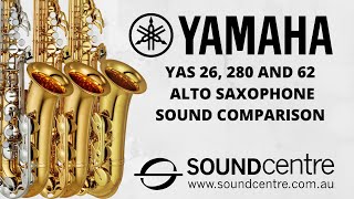 Yamaha Student Alto Saxophone Sound Comparison [upl. by Pelaga]