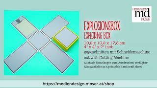 Exploding Box 4x4x7quot Height [upl. by Sherburne]