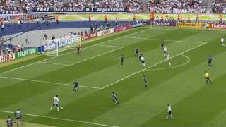 WM 2006 Deutschland Argentinien 11 Klose Live ARD [upl. by Mercier]